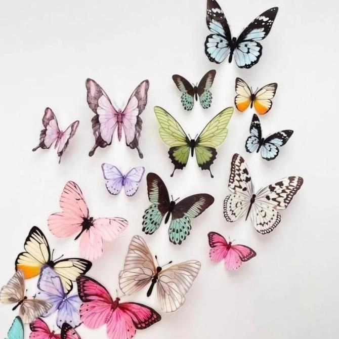 Beaded Curtain 6M Tirai Benang Kupu Kupu Tirai Manik Kupu Kupu Tirai Manik Manik Untuk Pintu GS