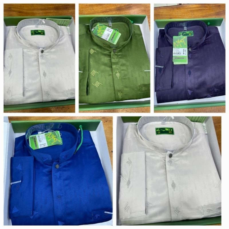 8L 7L 5L 4L Baju Koko Almia Mt Lengan Panjang Jumbo/ Baju Koko Lengan Panjang Almia Mt Jumbo | Baju 