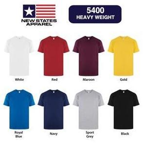 Fuku- Kaos Nsa (New States Apparel) 5400 Heavy Weight 20S - S M L Xl Xxl