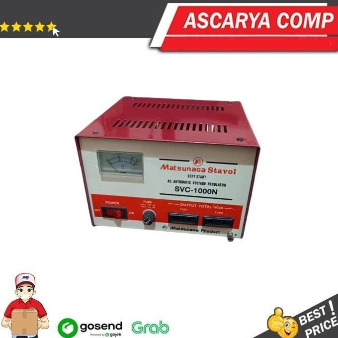 STABILIZER STAVOLT MATSUNAGA 1000 WATT / STABILISER 1000 W ORIGINAL DAN TERPERCAYA