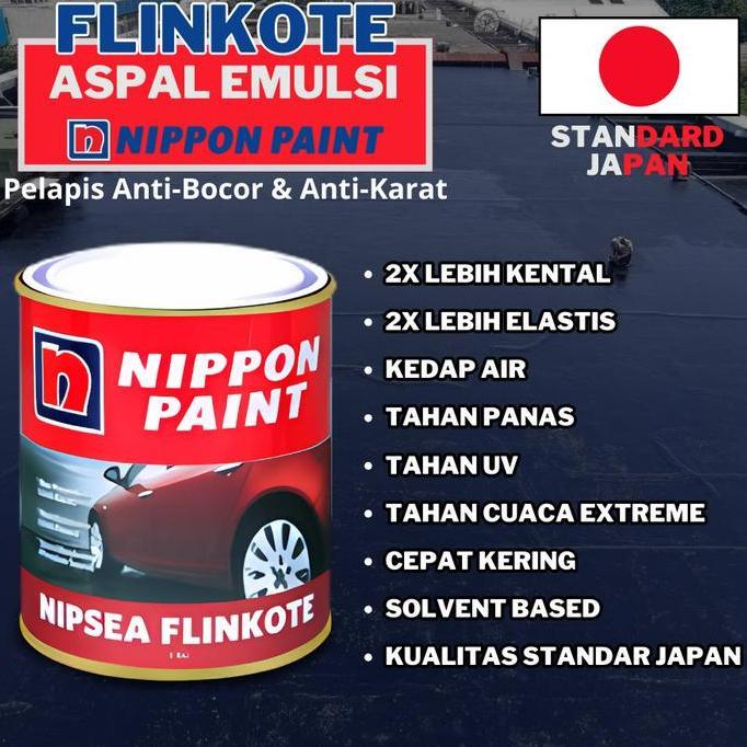 Nippon Aspal Cair Anti Bocor 1Kg Aspal Cair Nippon Flinkote Nippon Paint 1Kg Nipsea Flinkote 1Kg Ter