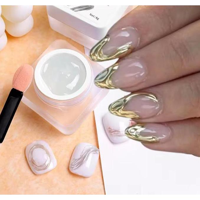 Sumimasen- Monja Magic Mirror Powder Molding Glue Gel Chrome Nail Art