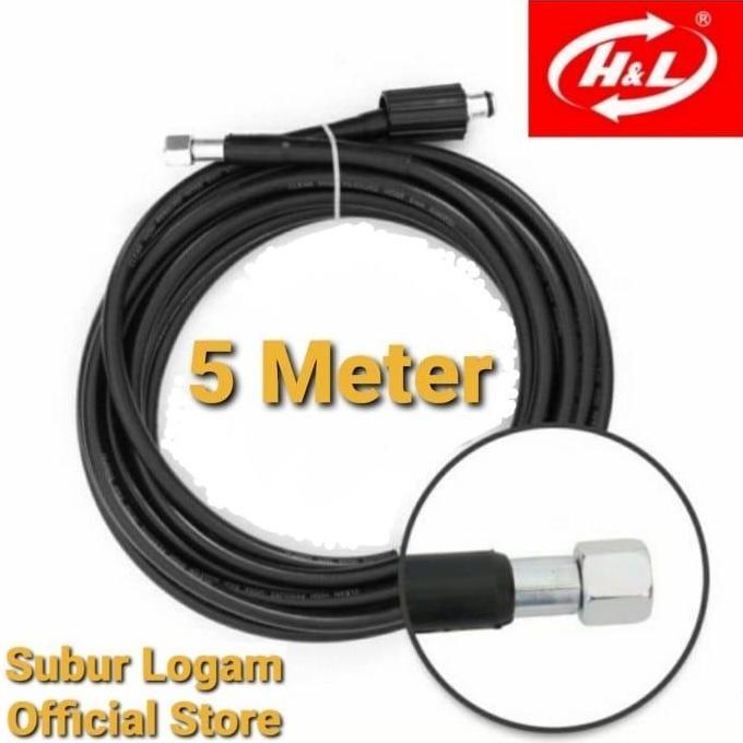 Selang Jet Cleaner H&L 5 Meter 5m untuk Jet Cleaner Double Thunder FORSALE