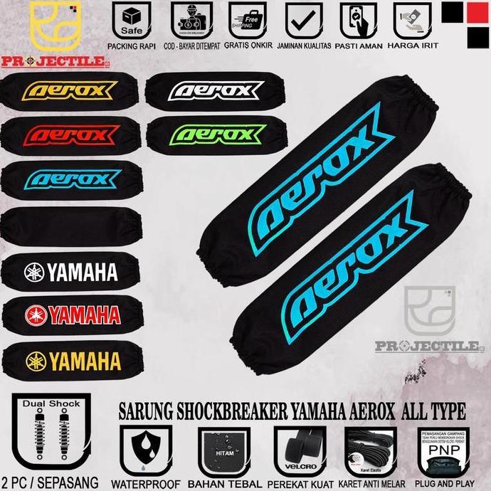 Sarung Shock Aerox Sarung Shok Belakang Motor Yamaha Nmax Xmax Yss