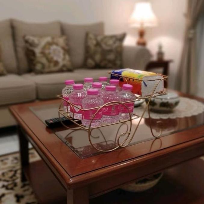 Termurah / Hot Sale Rak Minuman Aqua Snack Dan Tisu Lebaran Multifungsi Besi