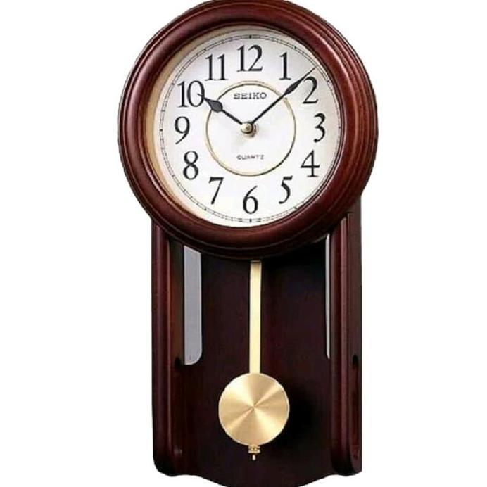 WatchHappy Jam Dinding ORIGINAL QXC105B Wooden Pendulum Bandul QXC105 Best Seller