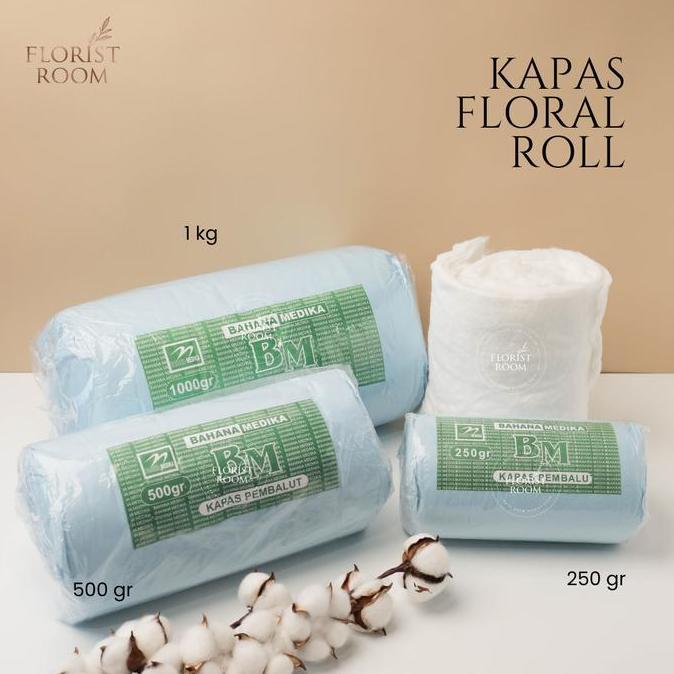 Kapas Floral Roll - Kapas Bunga