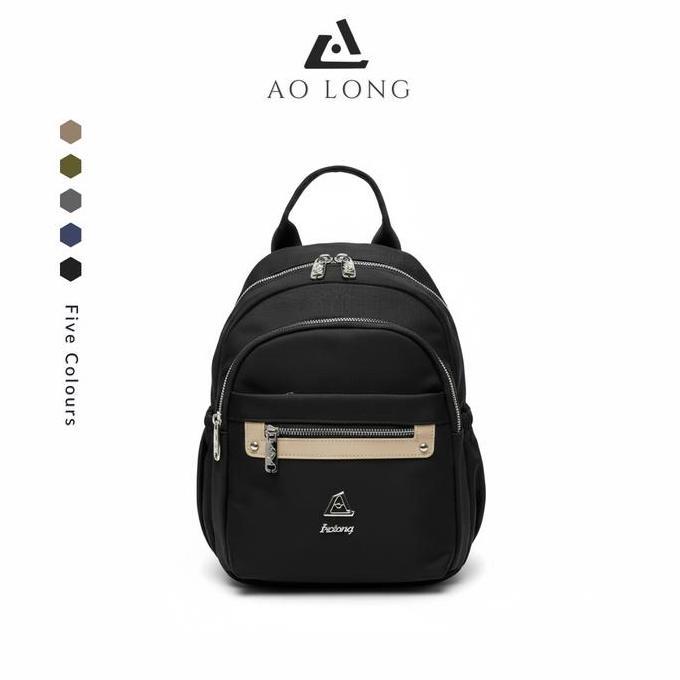 Kasora- Ransel Riyan 5016# Tas Ransel Wanita - Backpack Fashion Bahan Kanvas Premium Cocok Dipakai S