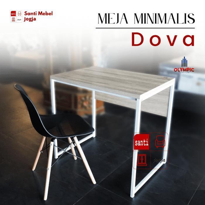 Meja Belajar / Meja kerja Olympic Rangka Besi Dova