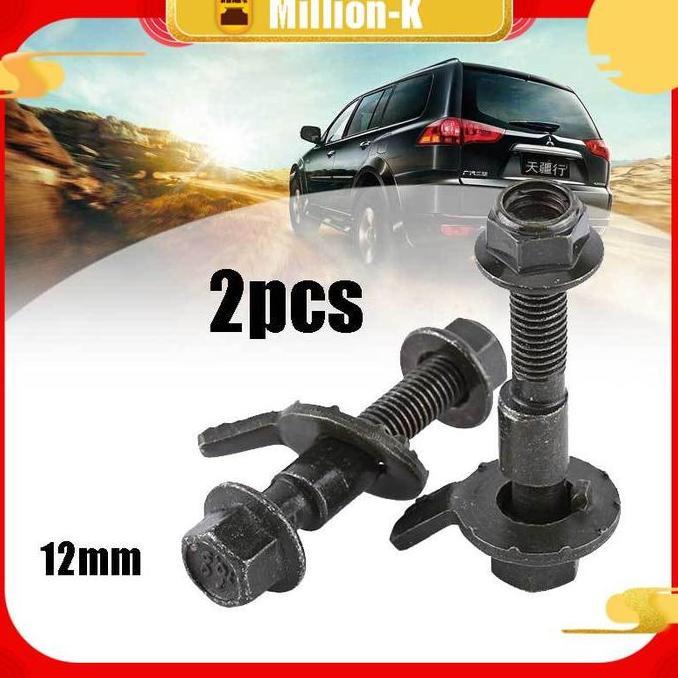 Nutbolt- 2Pcs Baut Chamber Spooring Ukuran 12Mm Chamber Spooring