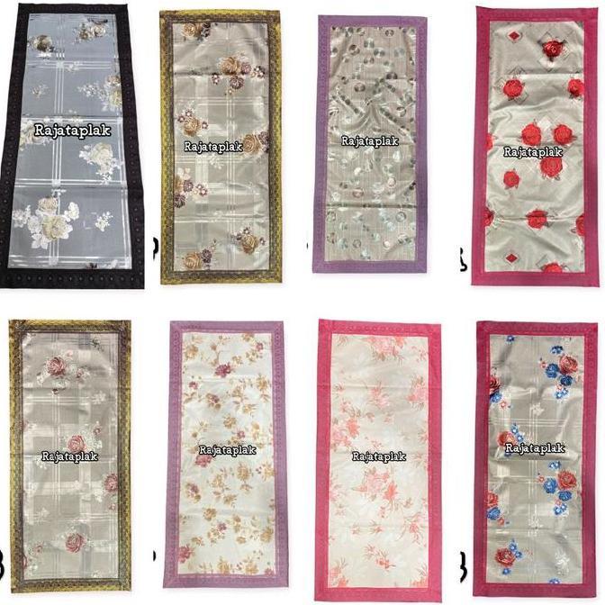 Taplak Meja Tamu Anti Air 3D Renda Sultan Tebal 50x110cm - Brand Name Lace