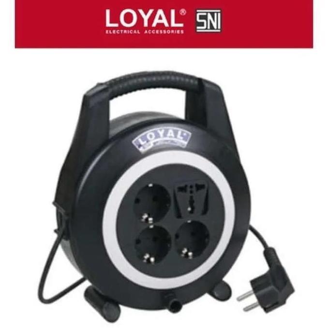 Comcom- Loyal Kabel Roll Ly110 Yunior Kabel Roll Ly 110 Kabel Gulung Kabel Extension Listrik