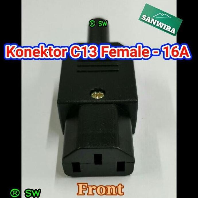 Comcom- Konektor C13 Female - 16 Ampere (Socket C13 F)