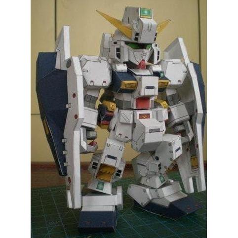 DIY Papercraft Gundam SD TR-1 Hazel Shading