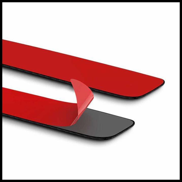 GRATIS ONGKIR LIS BUMPER GUARD MOBIL SIGRA CARBON LIS MERAH 