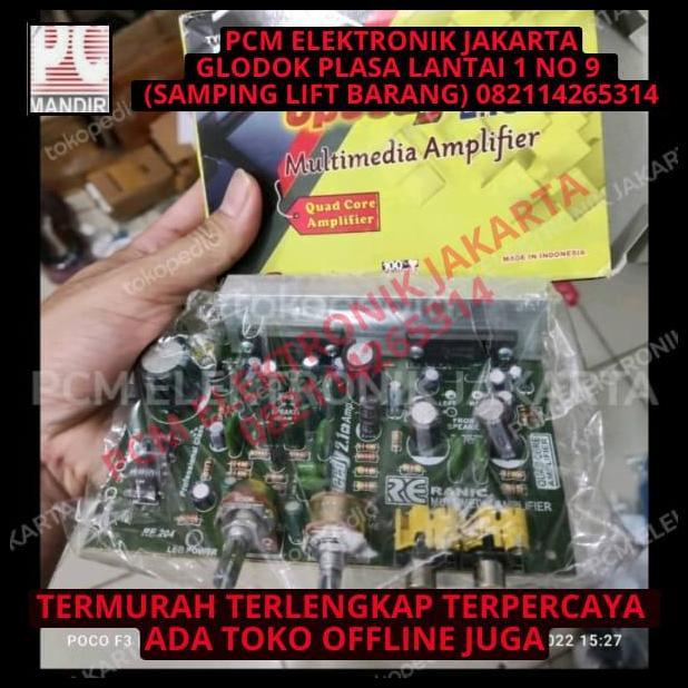 DISKON KIT POWER AMPLIFIER SPEAKER AKTIF ACTIVE+SUBWOFER SPEEDY RANIC 2.1 