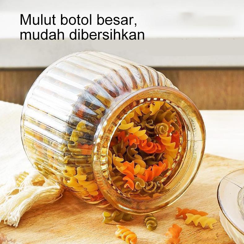 AQING Toples Kaca Kedap Udara Satuan Dan Set
