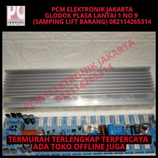 TERLARIS KIT DRIVER POWER AMPLIFIER 1800 WATT YIROSHI MK 7 MK7 MONO + HEATSINK 