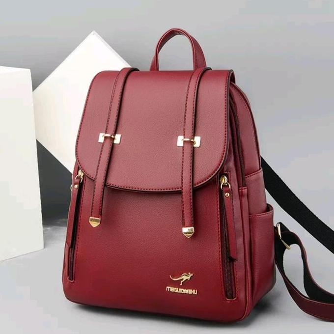 YUK CHECKOUT  Tas Ransel Wanita Korean Style Remaja Anti Air Untuk Kuliah/Kerja/Travelling Bahan Kul