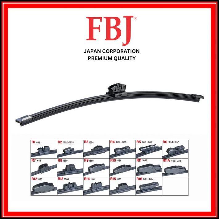 DISKON WIPER BELAKANG KIA SORENTO 2004-2006 FBJ FRAMELESS JAPAN QUALITY WIPER MOBIL BELAKANG REAR WI