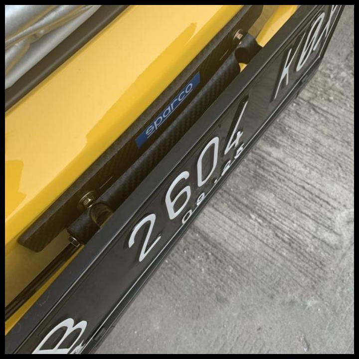 TERBARU DUDUKAN PLAT NOMOR MOBIL ALL NEW CRV JDM CARBON HITAM 