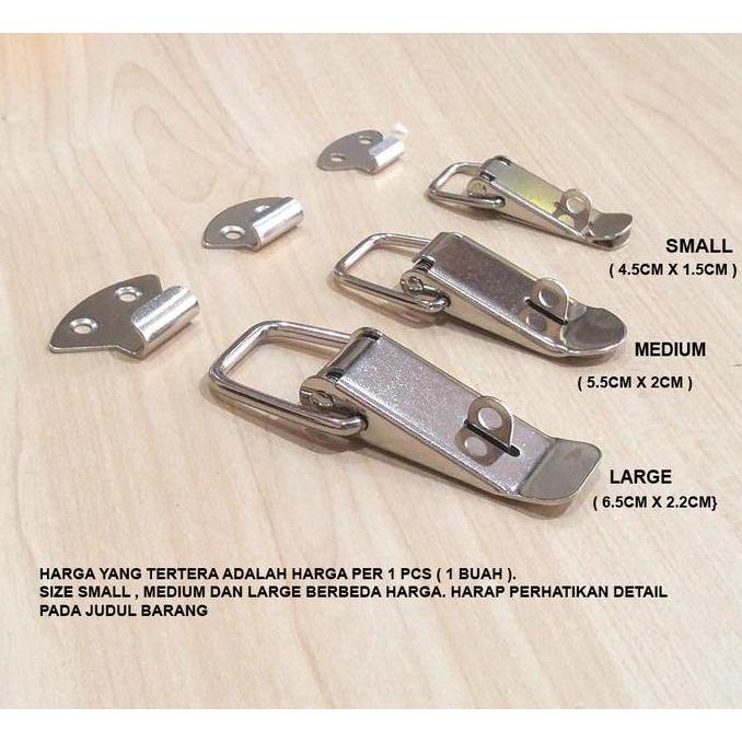 Ready Kaitan Koper Size Large / Kaitan Peti / Overval + Kunci