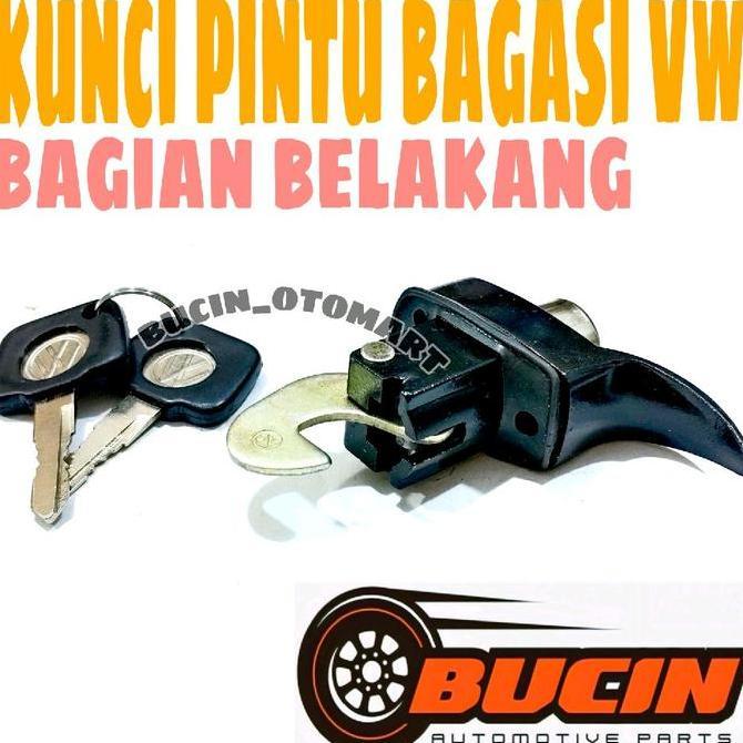 Kunci Pintu Bagasi Mobil VW Bagian Belakang - Hitam