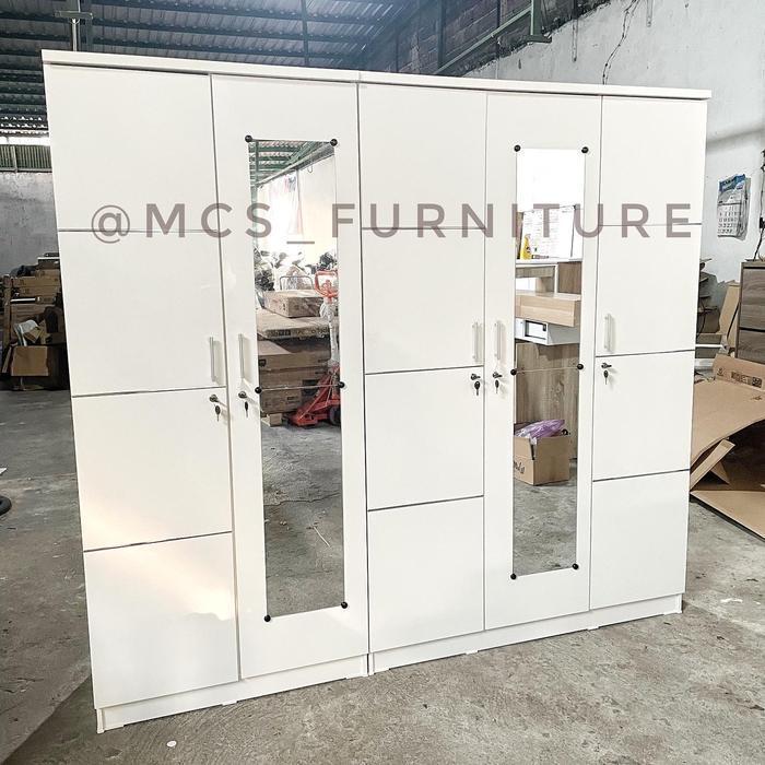 Lemari Baju 5 Pintu Mebel Furniture Semarang