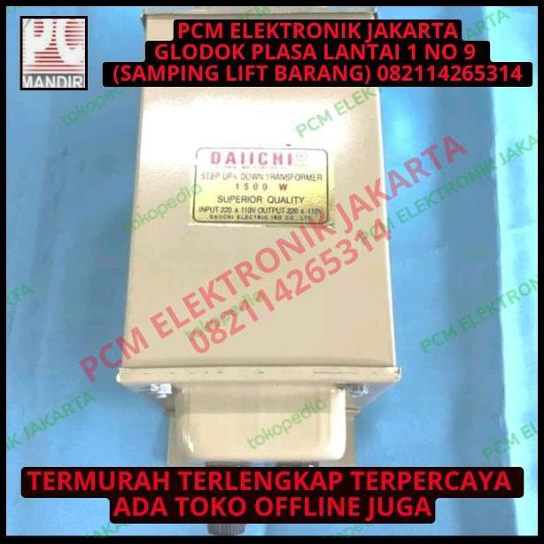 BEST DEAL STEP UP STEP DOWN DAIICHI 1500W 1500 WATT 220V KE 110V 220 VOLT 110 