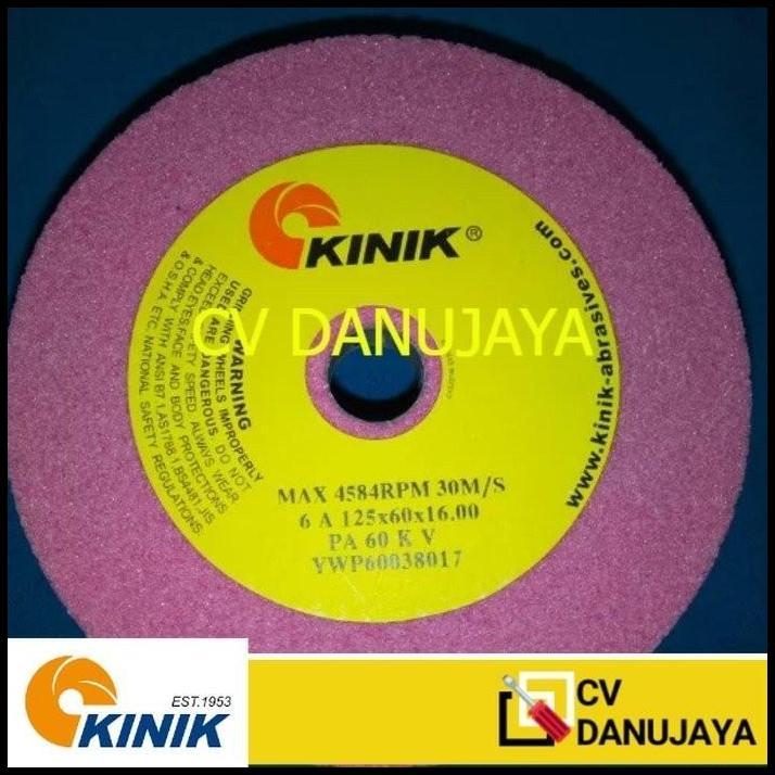 GRATIS ONGKIR BATU GERINDA MANGKOK KINIK STRAIGHT CUP PA 60 KV 6A SIZE 125 X 60 X 16