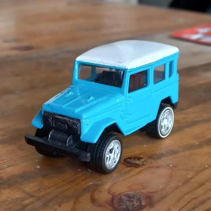 MAJORETTE 44 4X4 TOYOTA LAND CRUISER FJ40 CUSTOM BAN KARET LOOSE DIECAST (S)