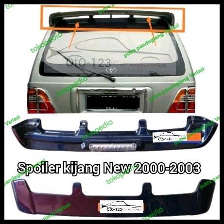 GRATIS ONGKIR SPOILER BELAKANG MOBIL KIJANG KAPSUL / KIJANG NEW BAHAN PLASTIK ABS MEREK KJS 