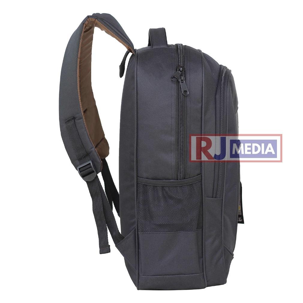 NEW DEALS Tas Sekolah 60 RIBUAN Pria Polo Alfito Hitam Polos Emboss Bonus Raincover Gendong Ransel P