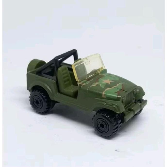 HOT WHEELS JEEP CJ7 CJ-7 GREEN ARMY LOOSE DIECAST (S)