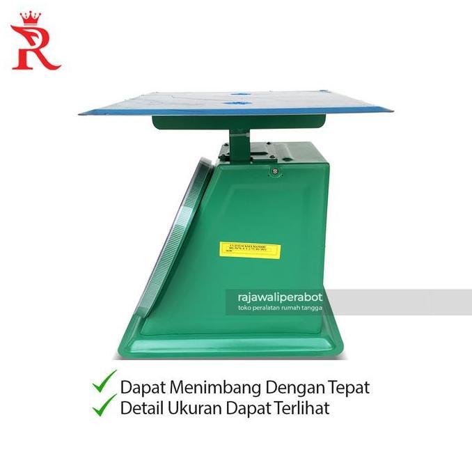 Promo Timbangan Duduk Datar 100 Kg Timbangan Besi Jarum Five Goats