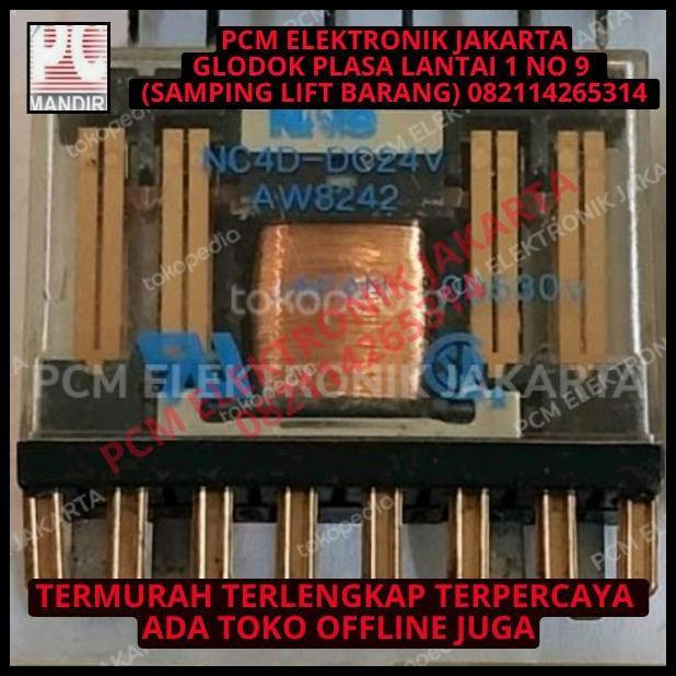 HOT DEAL RELAY MATSUSHITA ASLI NC4D-24VDC 24VOLT 24 VOLT DC DC24V 