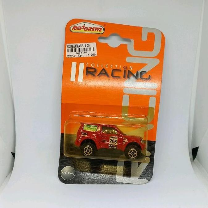 MAJORETTE MITSUBISHI PAJERO RED COLLECTION RACING DIECAST (S)
