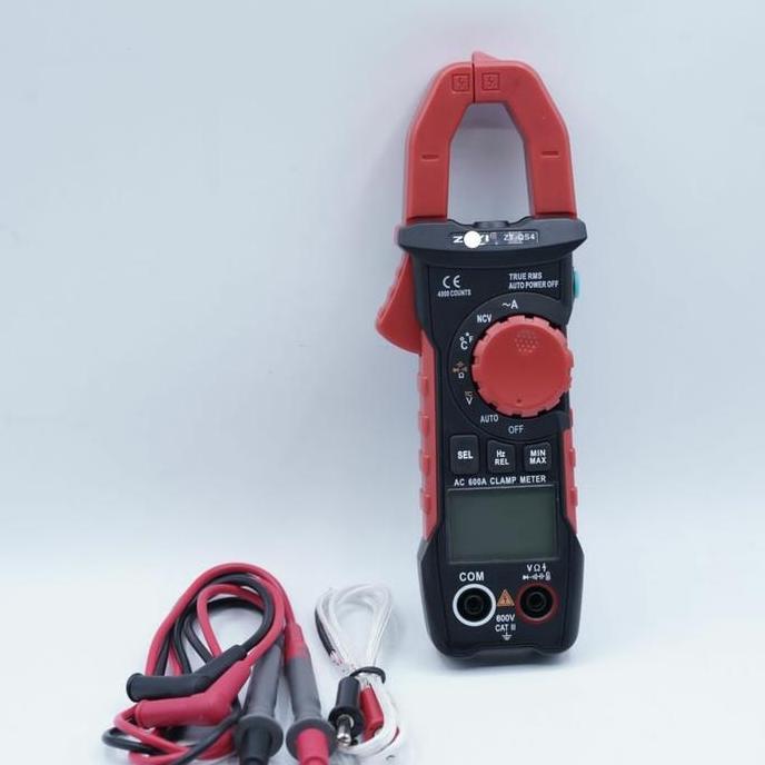 Promo Zt-Qs4 Tang Ampere Multimeter 4000 Count Ac Current Diode Ncv Digital Clamp Meter 600A Current