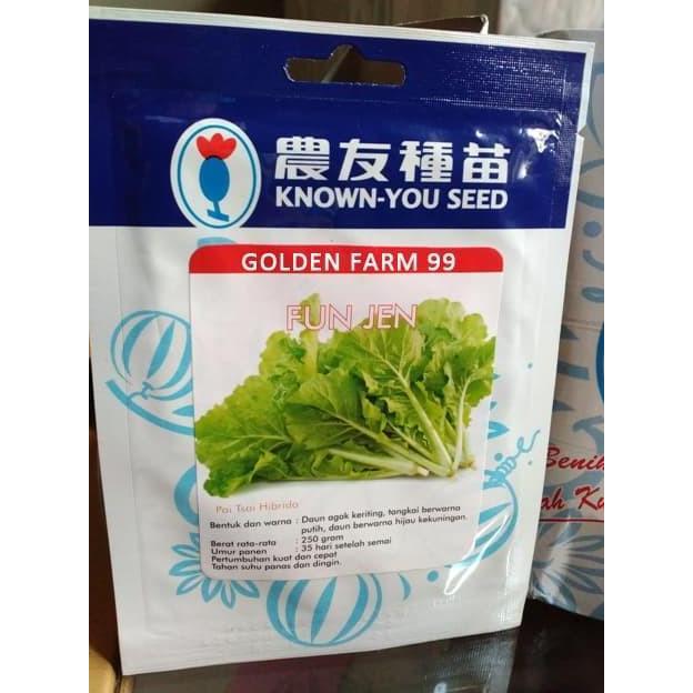 Benih bibit sawi fun jen sawi keriting original packing harga murah