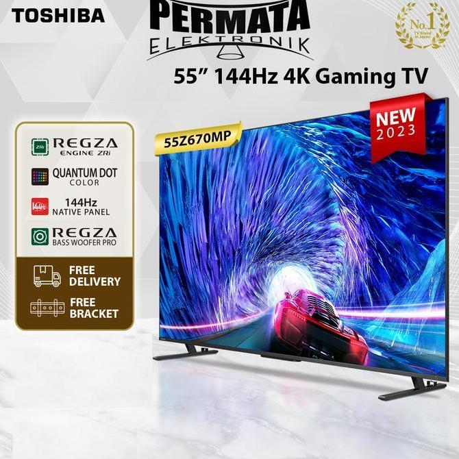 Sale Toshiba Tv 55Z670Mp 4K Gaming Tv 55" 144Hz
