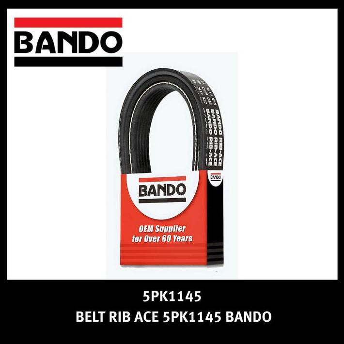 TERLARIS VANBELT 5PK1145 BANDO BELT RIB ACE 5PK 1145 FANBELT VBELT TALI KIPAS VAN BELT 