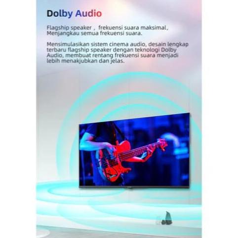 Promo Tv Led Changhong L43Qcn1 43Inch Qled Google Smart Tv