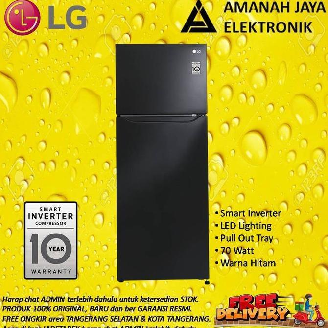 Promo Gnb200Sqbk Lg Kulkas 2 Pintu Smart Inverter | Gn-B200Sqbk | Gnb200