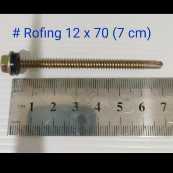 Murah Baut Roofing 7Cm / Roofing Spandek 7Cm Per Dus