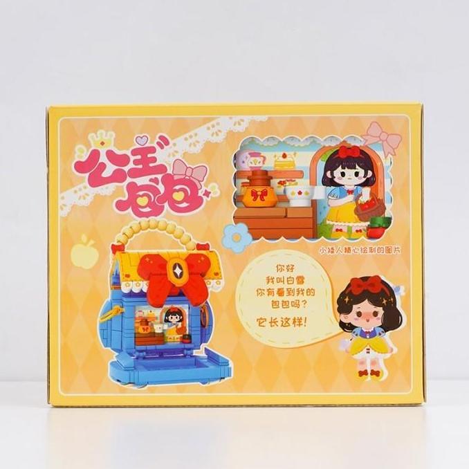 OhSome  Wekki Building Block Mainan Rakit Brick Blok Susun 3D DIY Cute Disney Bag Series / Balok Sus