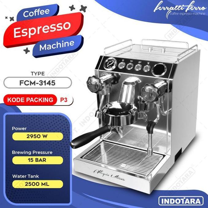 Mesin Kopi Espresso Ferratti Ferro FCM-3145 Allegrio Ultimo