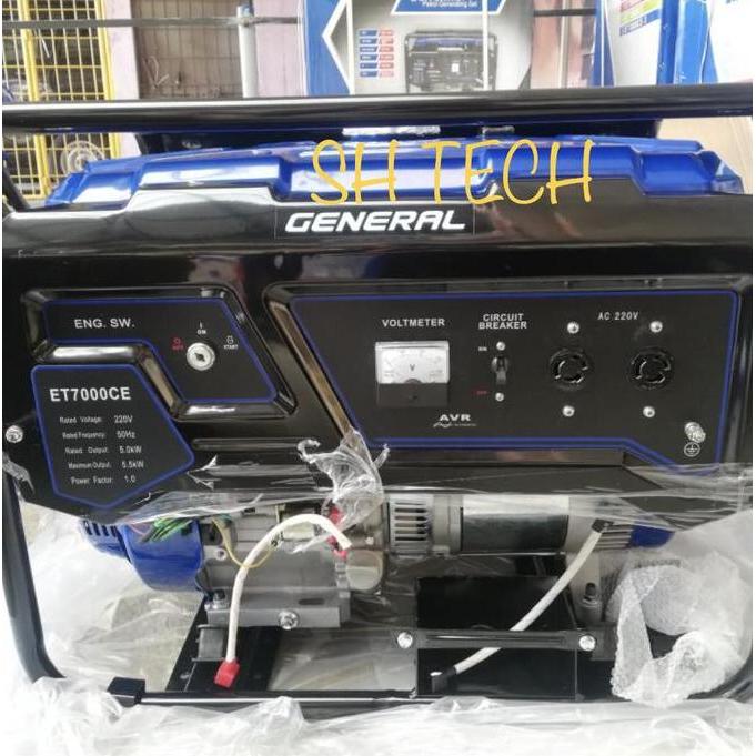 Genset General Et 7000 5000 Watt Murni Murah Et7000 Generator Bensin Promo Bulan Ini
