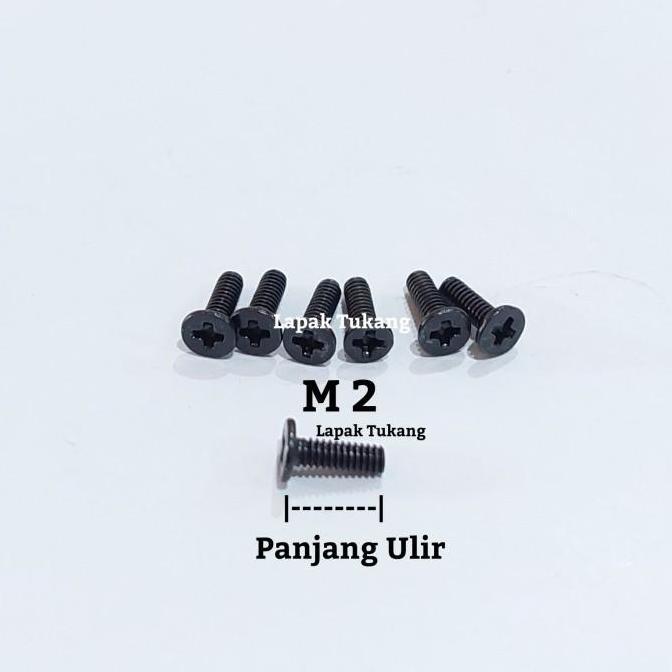 Gasss- 100Pcs Baut Komputer Baut Laptop M2X3 M2X4 M2X5 M2X6 M2X8 M2X10
