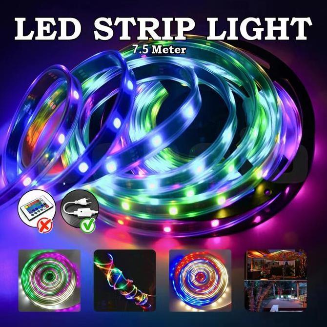 Raito- (Cod)Lampu Led Strip Hari Kemerdekaan 6 Warna Lampu Hias/Lampu Hias Bendara Hari Nasional/Lam