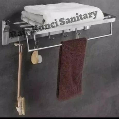Gantungan Handuk Stainless SUS 304/Rak Handuk Lipat Stainless 304